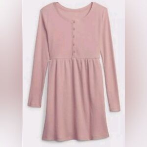 GAP Kids | Kids Waffle Skater Pink Dress | Size XXL (14/16)